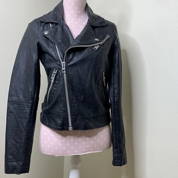 American Eagle Outfitters Jackets & Blazers - American Eagle | Faux Leather Moto Jacket